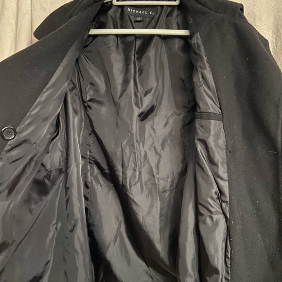 Michael F. wool pea coat. - Picture 6 of 9